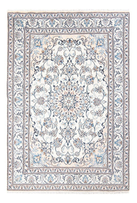 Tapis persan - Nain - Royal - 210 x 146 cm - crème