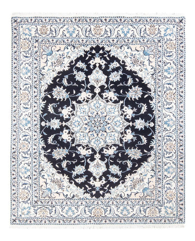 Tapis de Nain - 9La Tapis 148x195cm - Tapis persan - bleu foncé