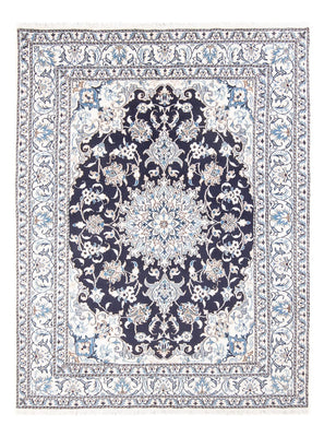 Tapis persan - Nain - Royal - 200 x 155 cm - bleu foncé