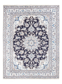 Tapis persan - Nain - Royal - 200 x 155 cm - bleu foncé