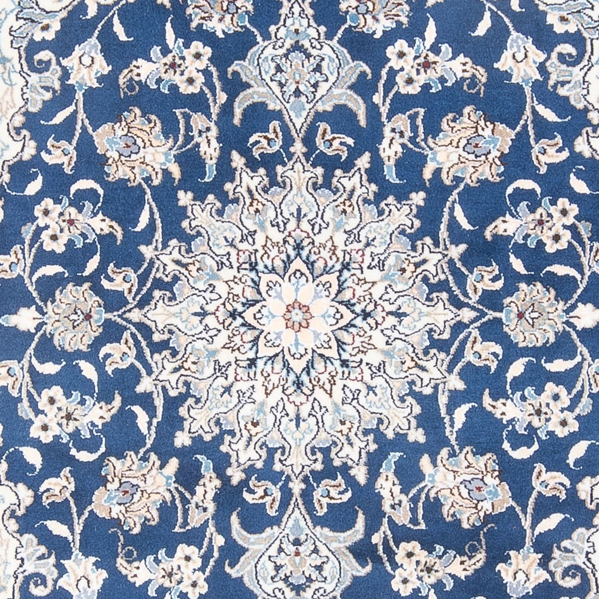 Tapis persan - Nain - Royal - 203 x 146 cm - bleu
