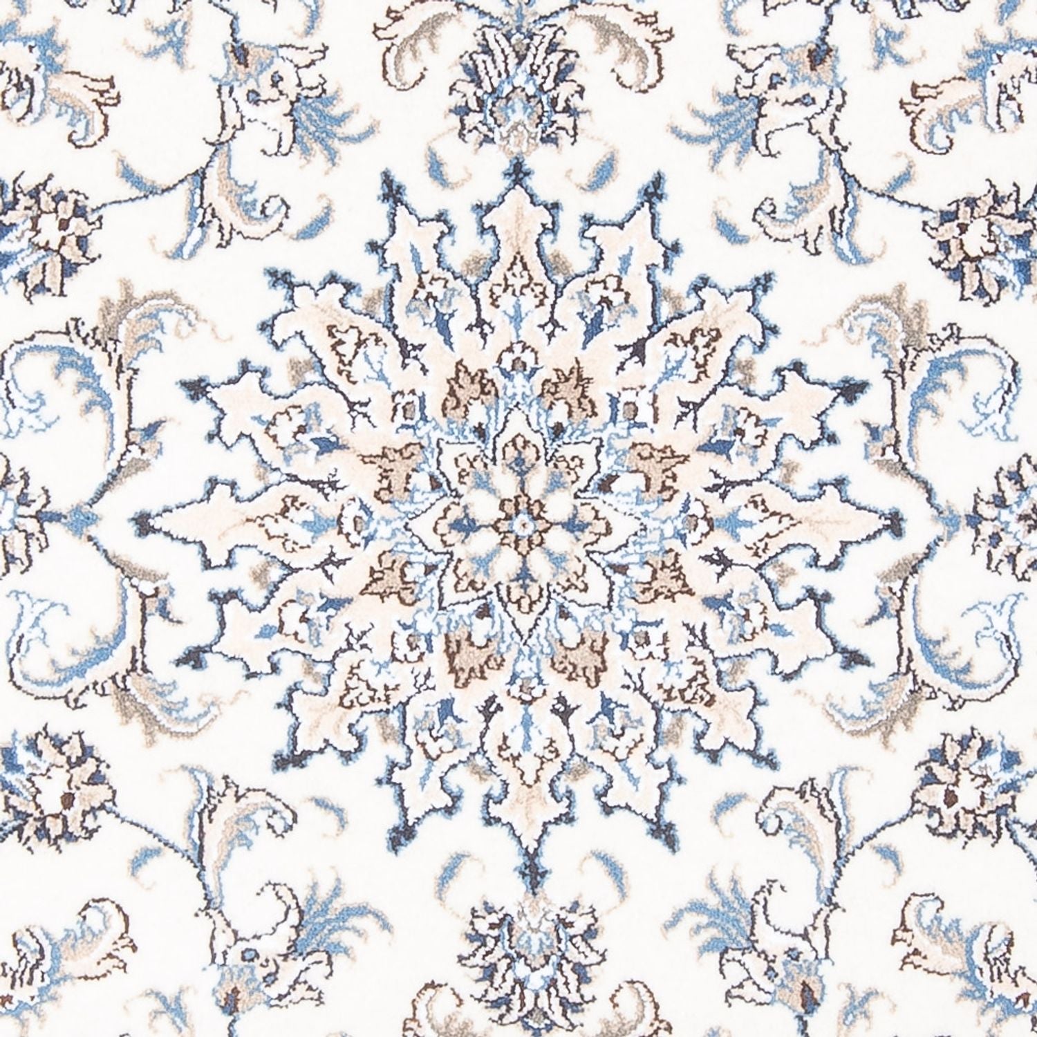 Tapis persan - Nain - Royal - 197 x 149 cm - crème