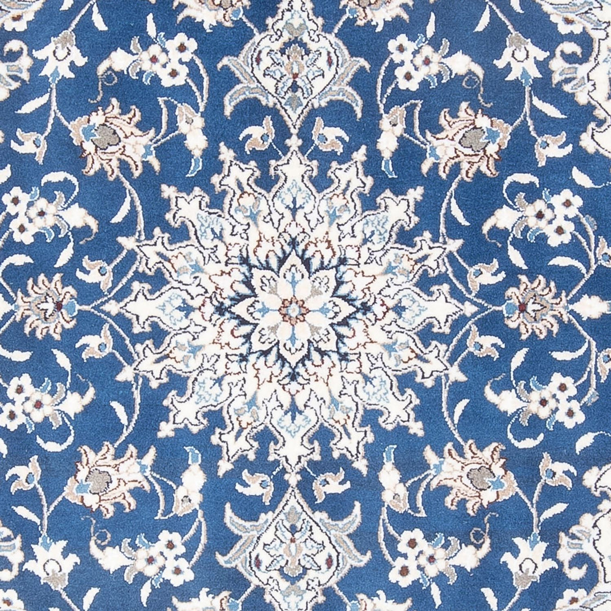 Tapis persan - Nain - Royal - 203 x 146 cm - bleu