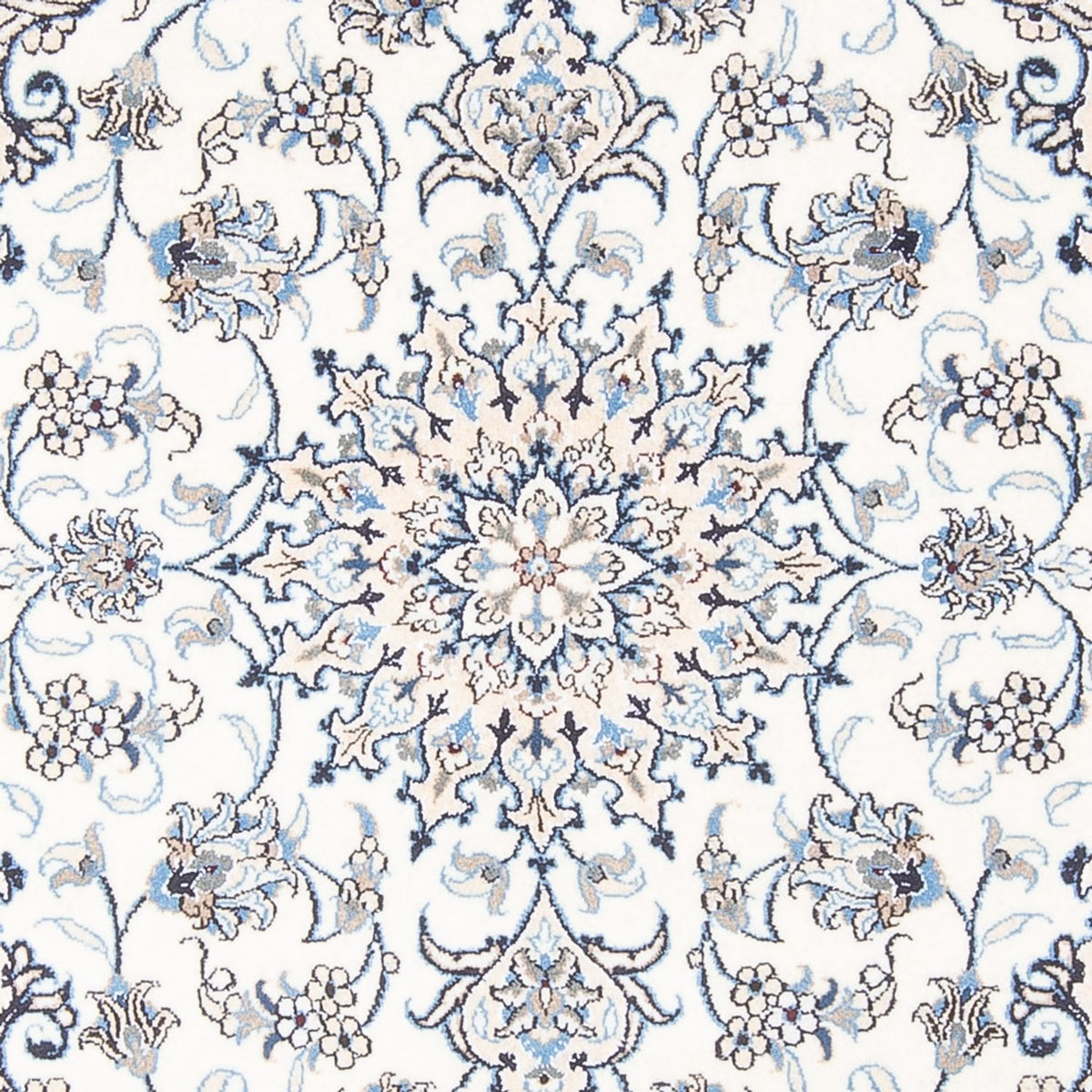 Tapis persan - Nain - Royal - 200 x 143 cm - crème