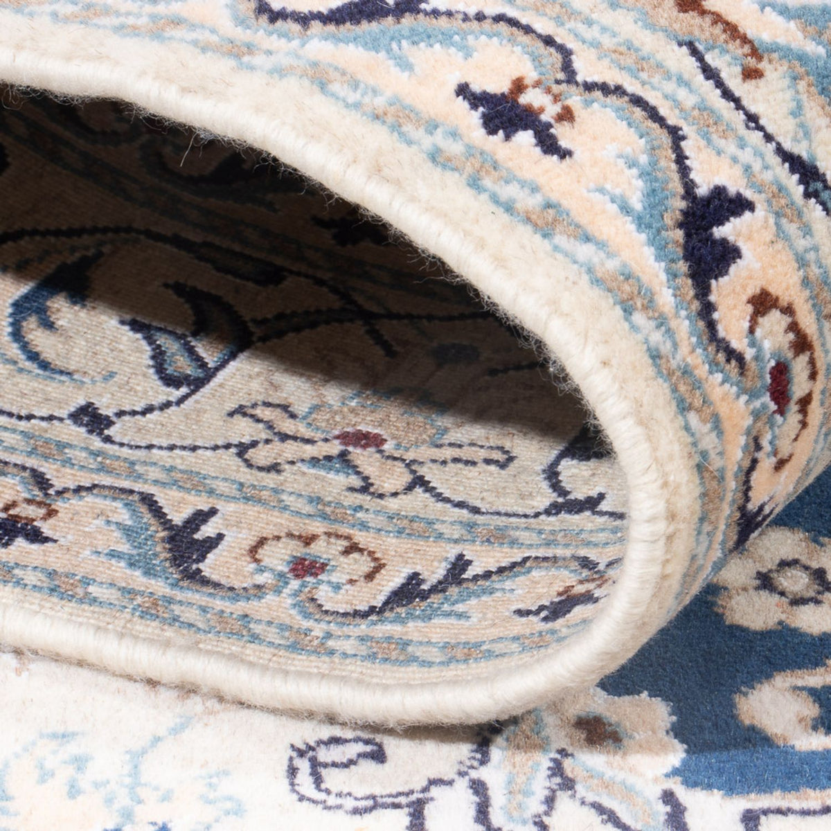 Tapis persan - Nain - Royal - 195 x 145 cm - bleu