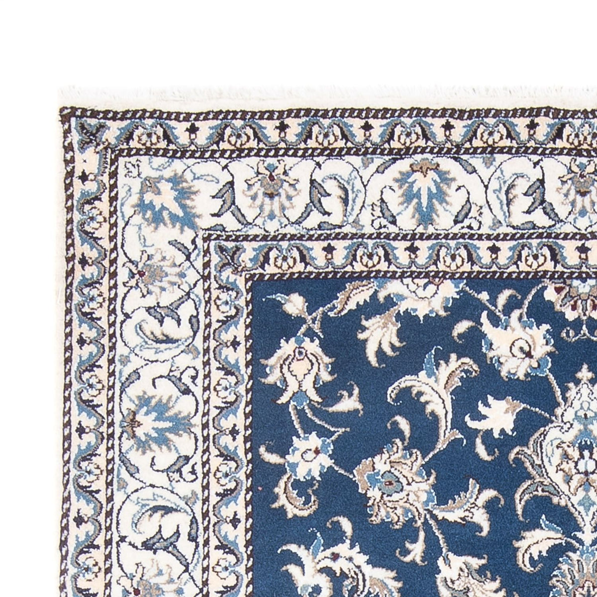 Tapis persan - Nain - Royal - 203 x 149 cm - bleu