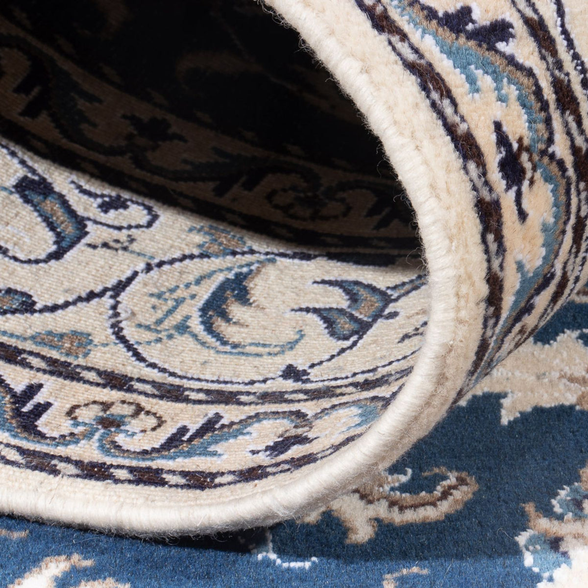 Tapis persan - Nain - Royal - 203 x 149 cm - bleu