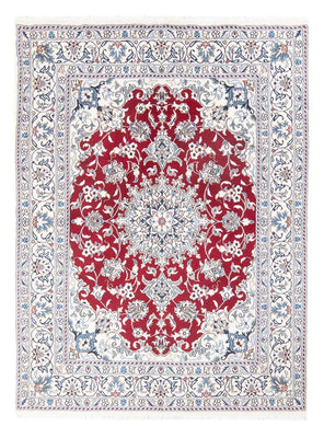 Tapis persan - Nain - Royal - 197 x 142 cm - rouge