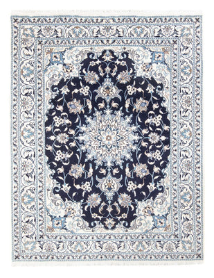 Tapis persan - Nain - Royal - 202 x 156 cm - bleu foncé
