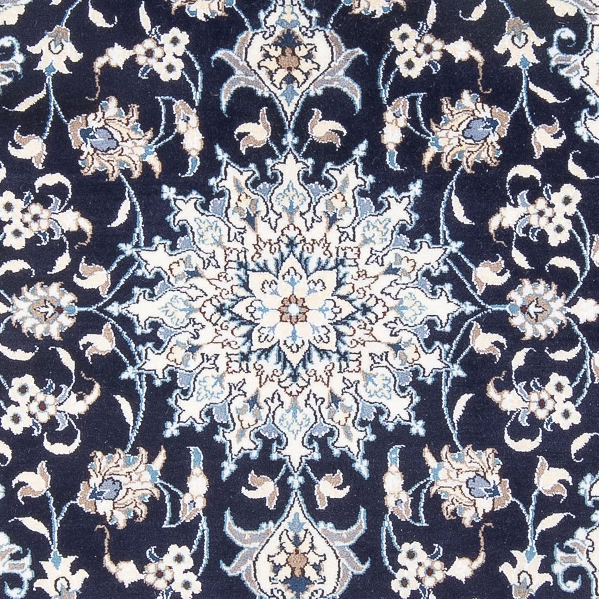 Tapis persan - Nain - Royal - 202 x 156 cm - bleu foncé