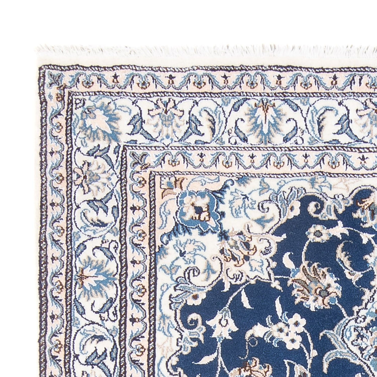 Tapis persan - Nain - Royal - 202 x 149 cm - bleu