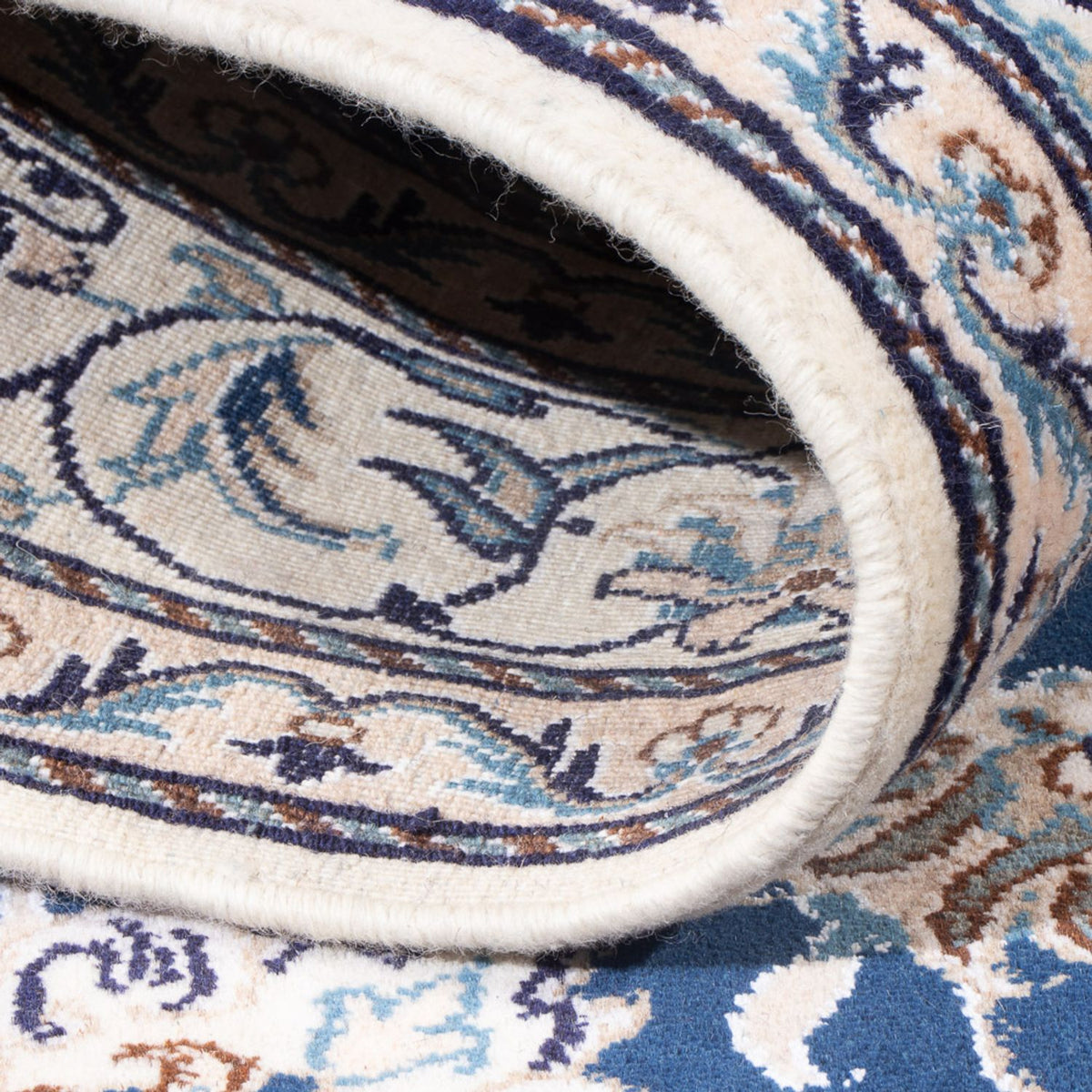 Tapis persan - Nain - Royal - 202 x 149 cm - bleu