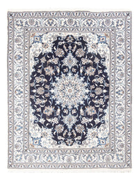 Tapis persan - Nain - Royal - 197 x 151 cm - bleu foncé