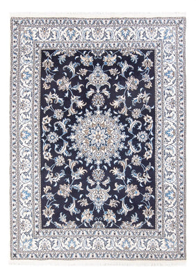Tapis persan - Nain - Royal - 212 x 146 cm - bleu foncé