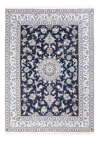 Tapis persan - Nain - Royal - 212 x 146 cm - bleu foncé