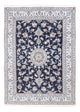 Tapis de Nain - 9La Tapis 146x200cm - Tapis persan - bleu foncé