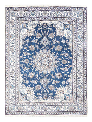 Tapis persan - Nain - Royal - 205 x 149 cm - bleu foncé