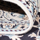 Tapis persan - Nain - 234 x 166 cm - bleu foncé