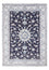 Tapis persan - Nain - 232 x 168 cm - bleu foncé