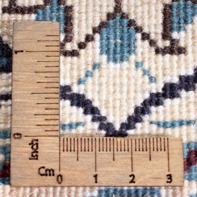 Tapis persan - Nain - 232 x 168 cm - bleu foncé