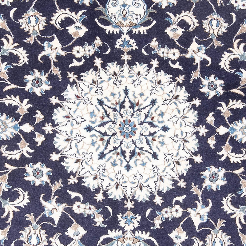 Tapis persan - Nain - 235 x 167 cm - bleu foncé