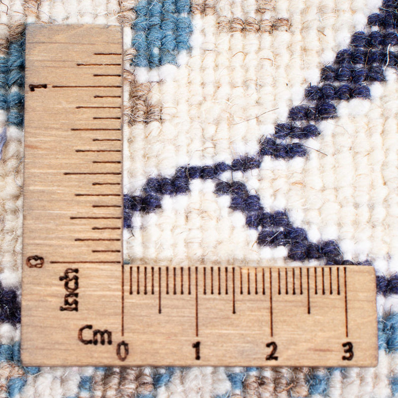 Tapis persan - Nain - 235 x 167 cm - bleu foncé