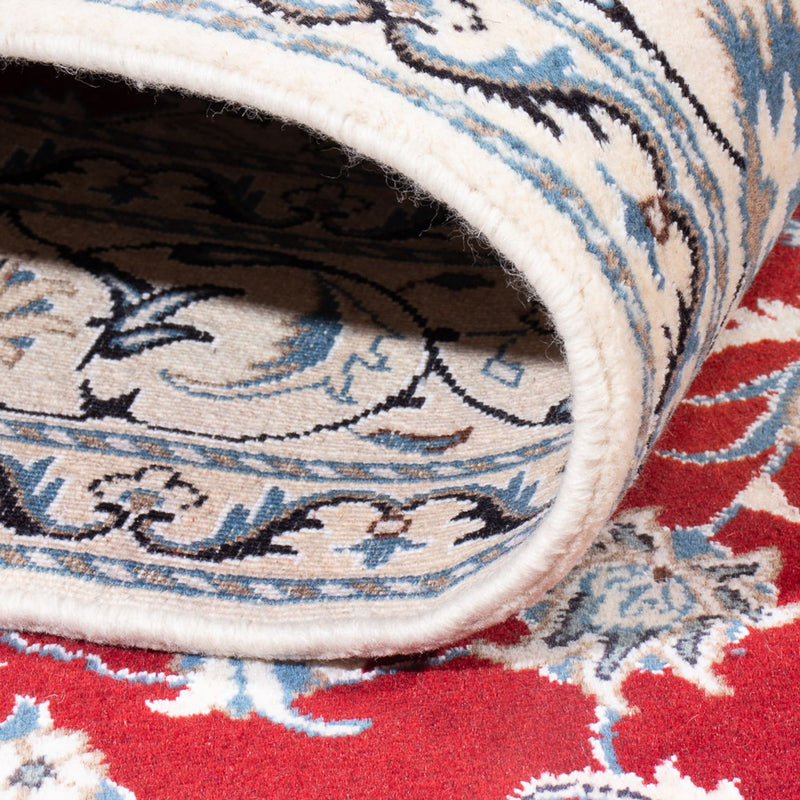 Tapis persan - Nain - 234 x 161 cm - rouge