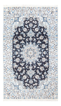 Tapis persan - Nain - 228 x 172 cm - bleu foncé