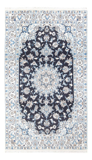 Tapis persan - Nain - 228 x 172 cm - bleu foncé