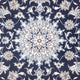 Tapis persan - Nain - 200 x 120 cm - bleu foncé