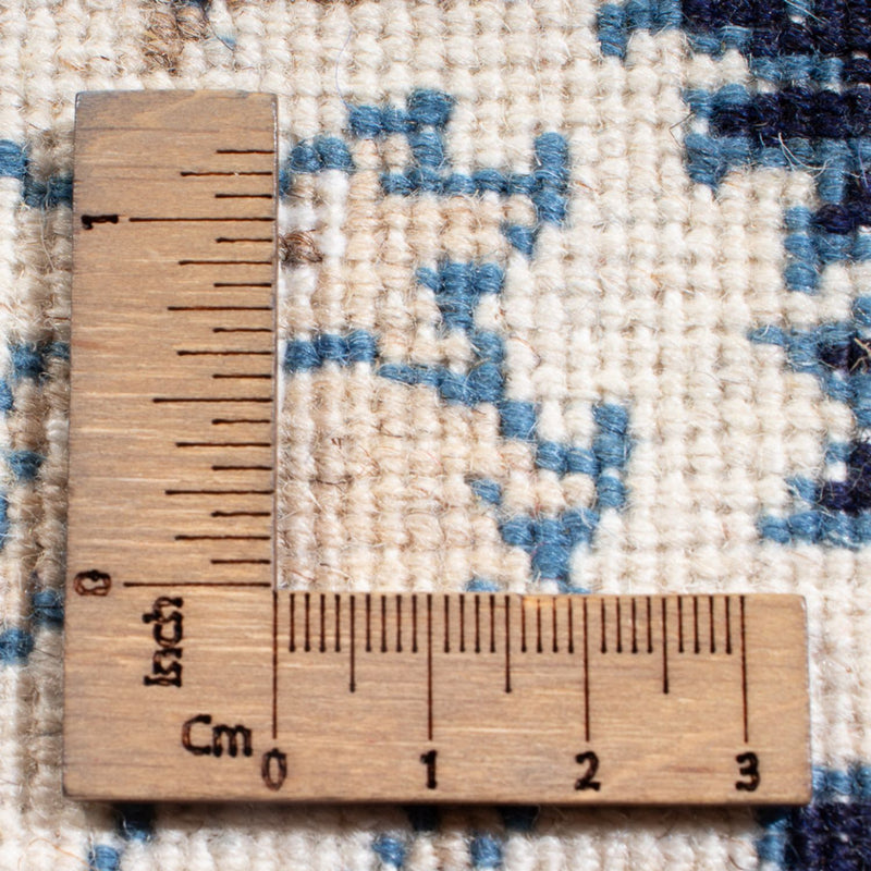 Tapis persan - Nain - 200 x 120 cm - bleu foncé