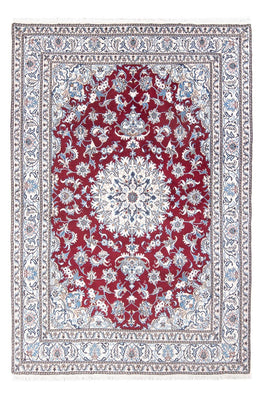 Tapis persan - Nain - 243 x 168 cm - rouge