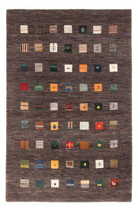 Tapis Gabbeh - Persan - 252 x 175 cm - multicolore