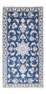 Tapis persan - Nain - 141 x 70 cm - bleu
