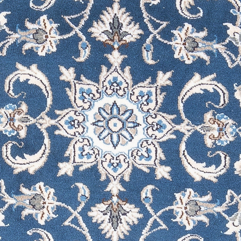 Tapis persan - Nain - 140 x 70 cm - bleu