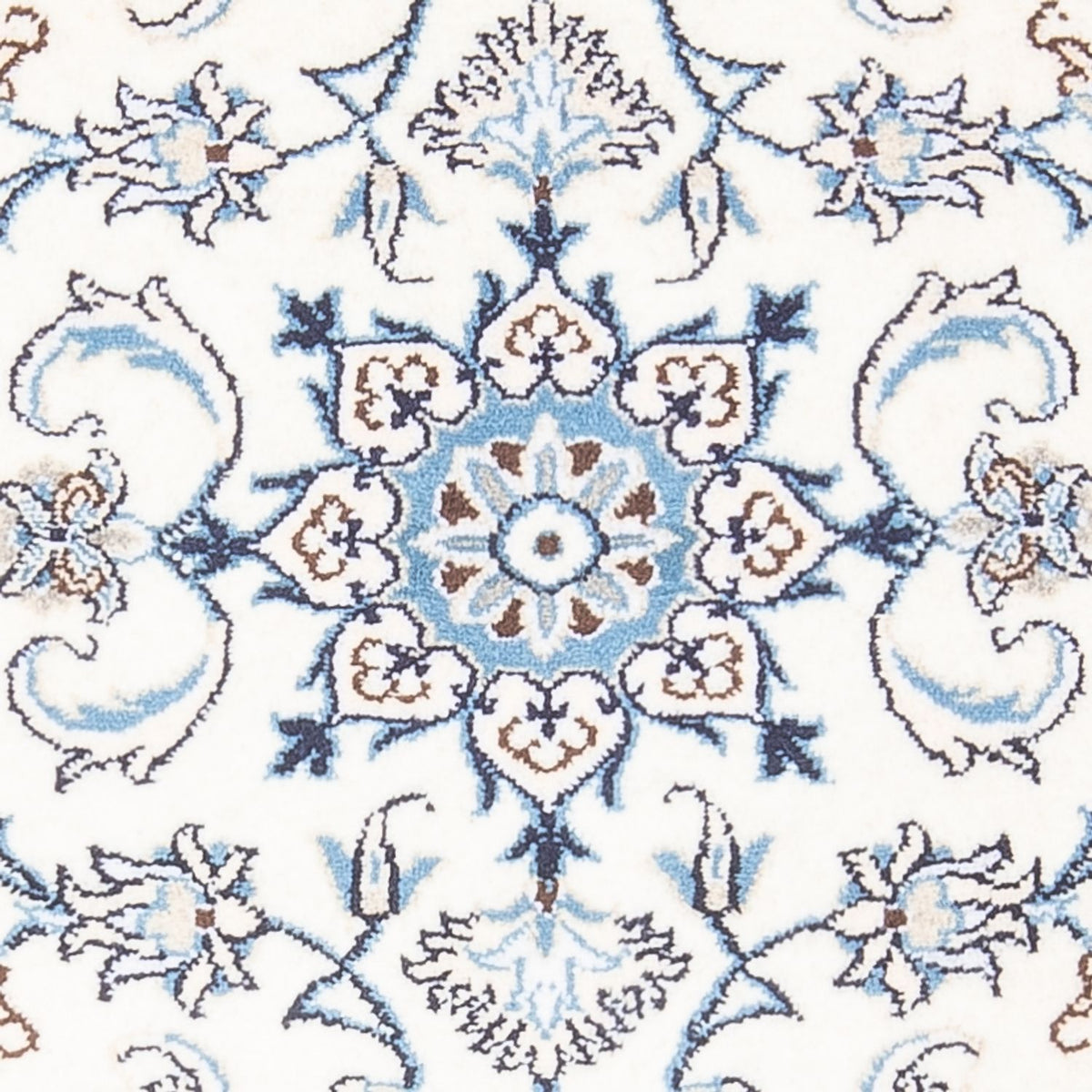 Tapis persan - Nain - 132 x 70 cm - crème