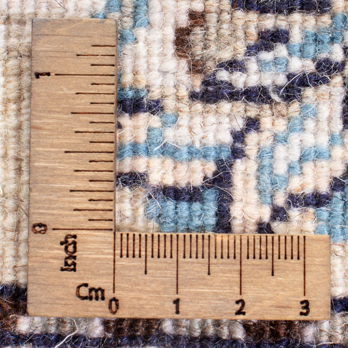 Tapis persan - Nain - 132 x 70 cm - crème