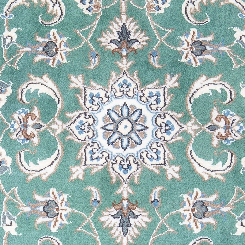 Tapis persan - Nain - 140 x 70 cm - vert