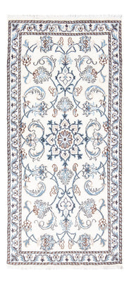 Tapis persan - Nain - 144 x 65 cm - crème