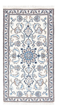 Tapis persan - Nain - 134 x 68 cm - crème