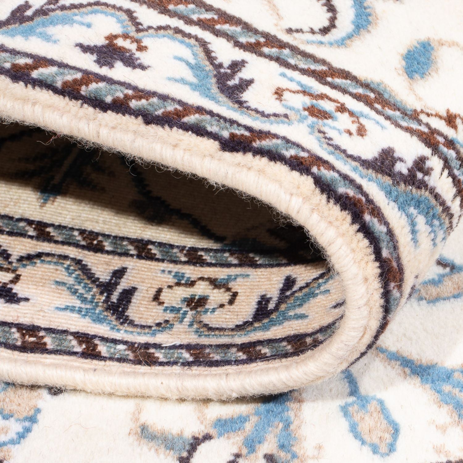 Tapis persan - Nain - 130 x 86 cm - crème