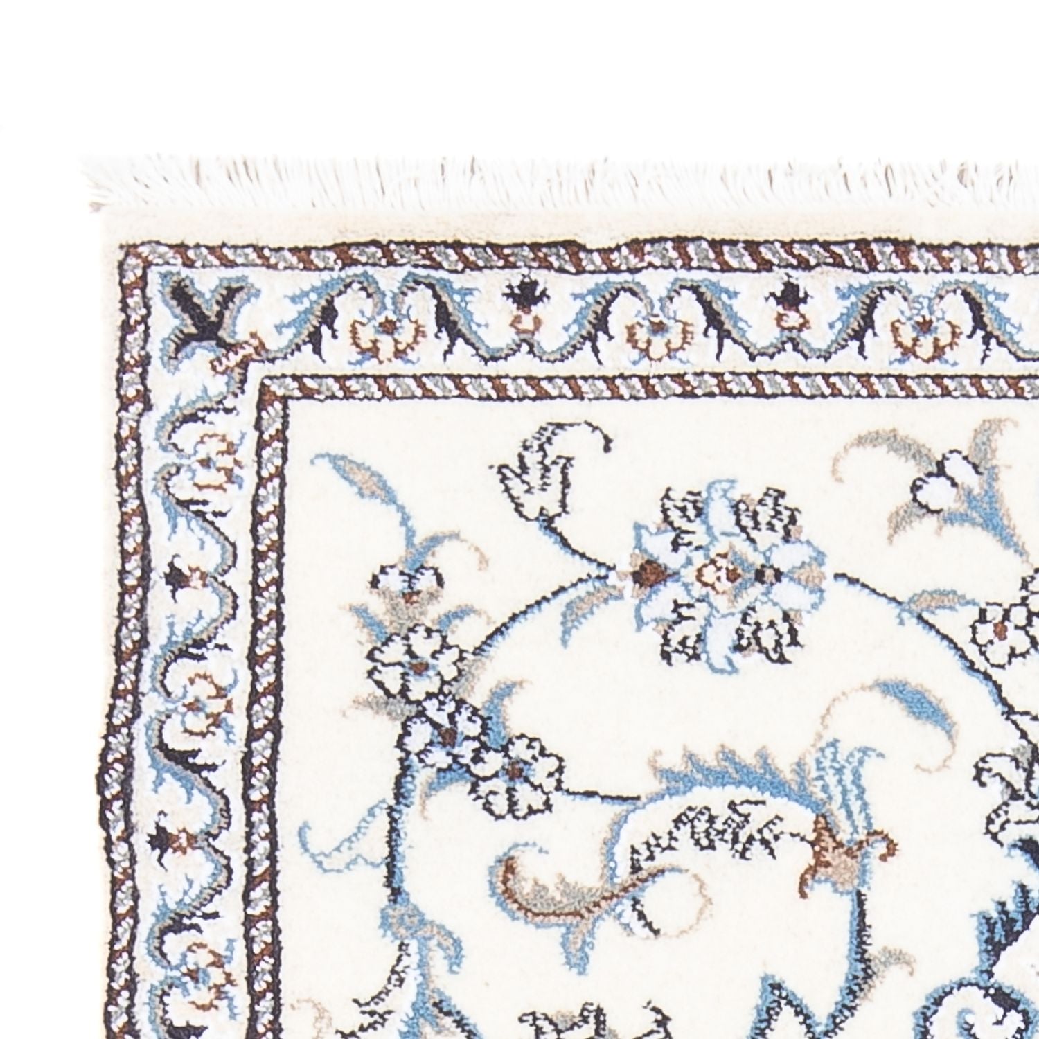 Tapis persan - Nain - 132 x 86 cm - crème