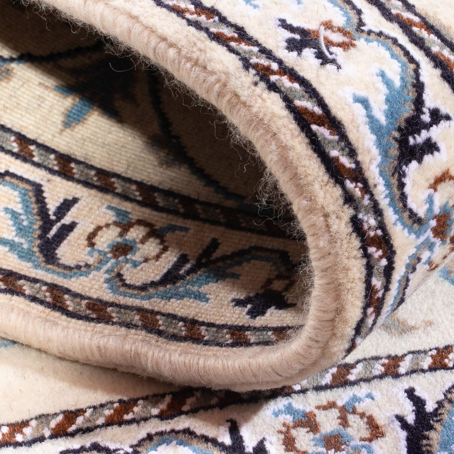 Tapis persan - Nain - 132 x 86 cm - crème