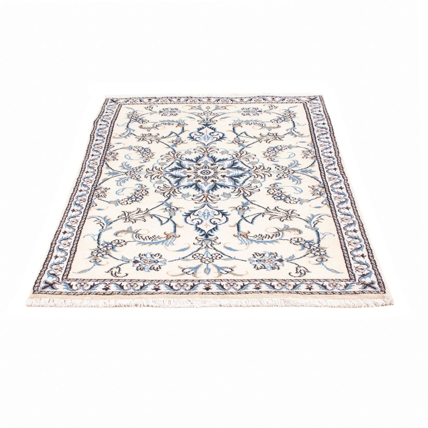 Tapis persan - Nain - 132 x 86 cm - crème