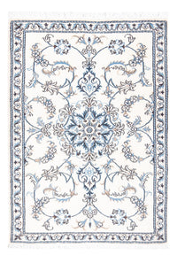 Tapis persan - Nain - 137 x 90 cm - crème