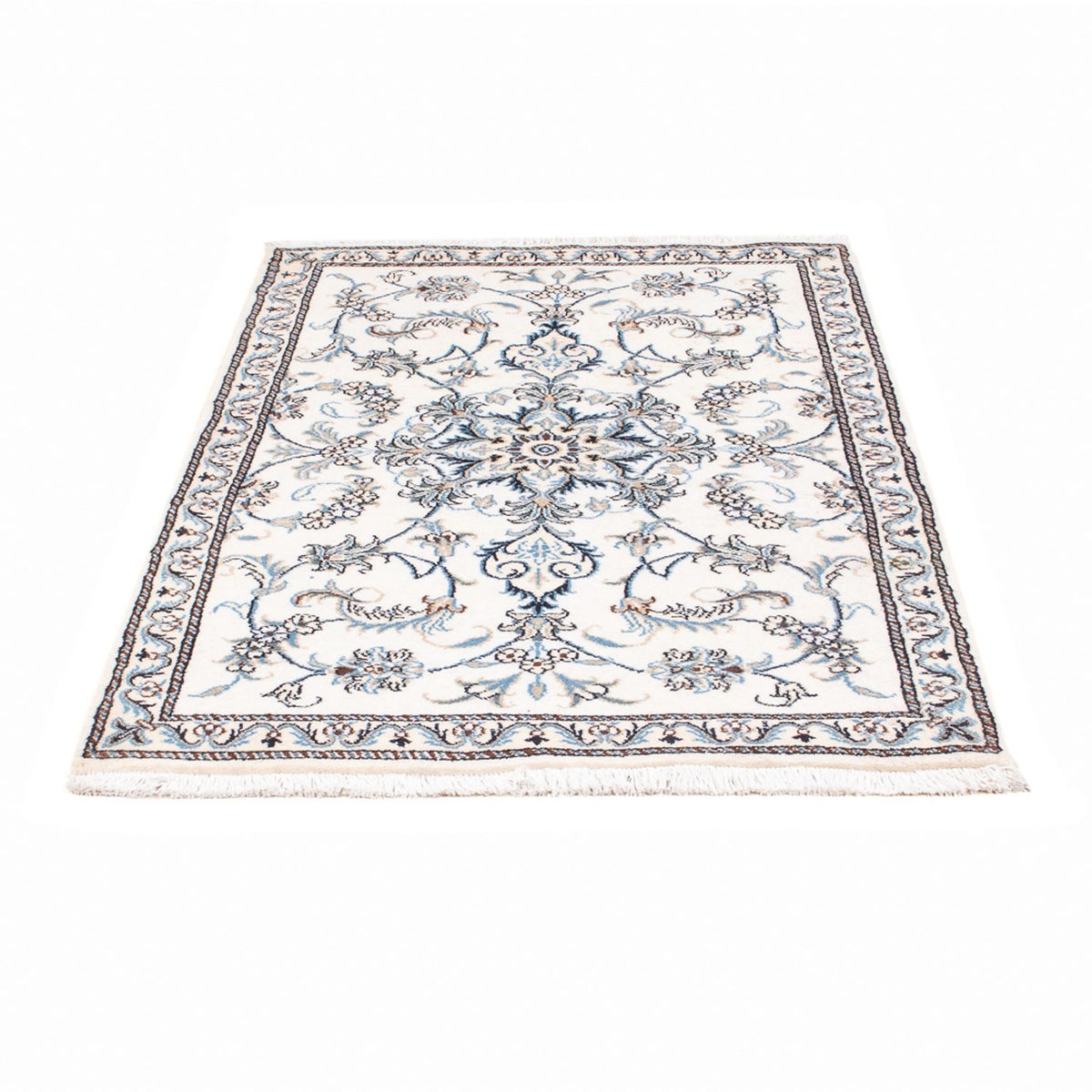 Tapis persan - Nain - 140 x 89 cm - crème