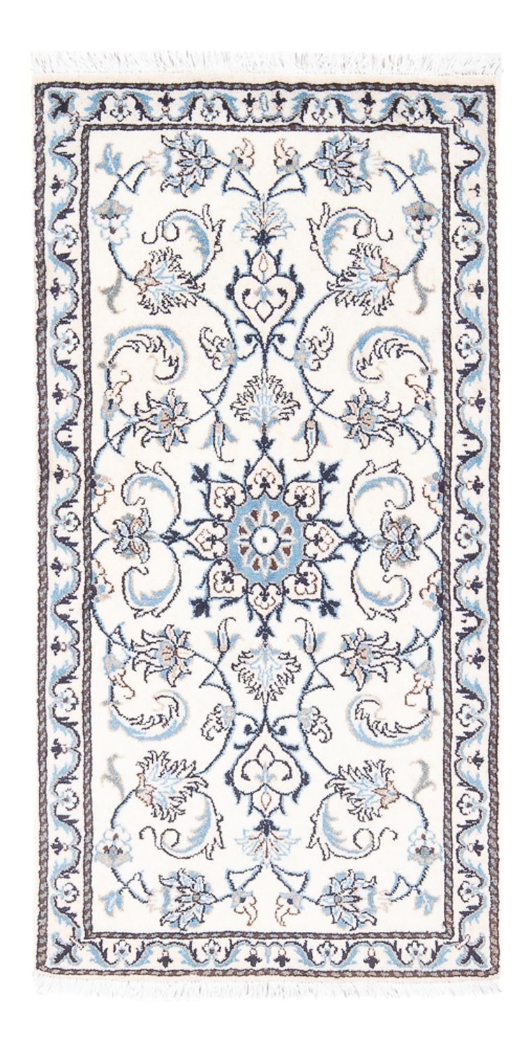 Tapis persan - Nain - 134 x 70 cm - crème