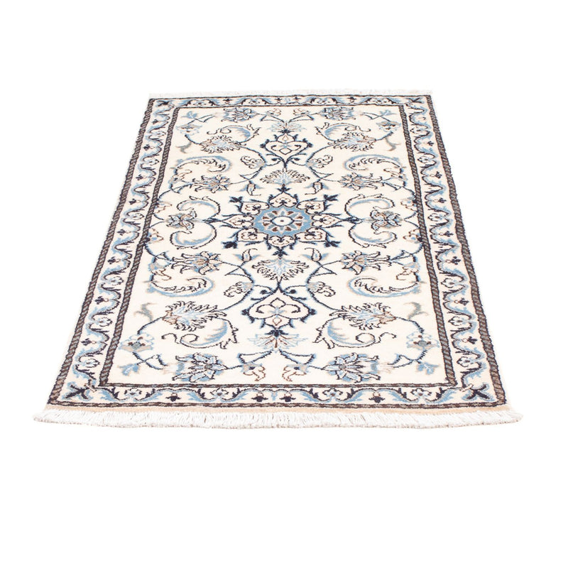 Tapis persan - Nain - 134 x 70 cm - crème