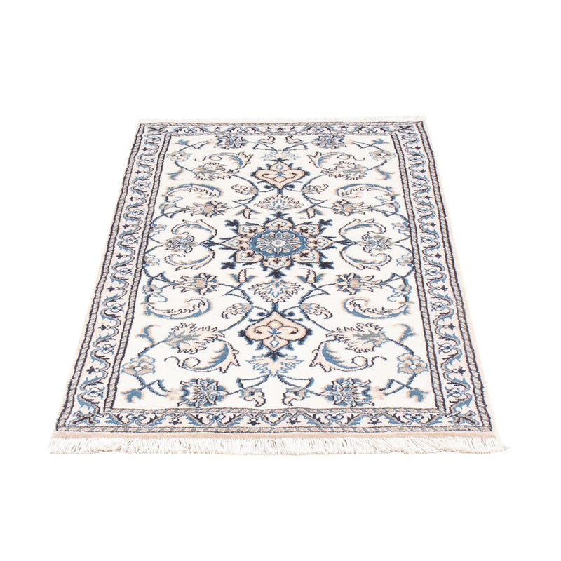 Tapis persan - Nain - 136 x 68 cm - crème