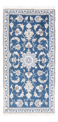Tapis persan - Nain - 148 x 69 cm - bleu